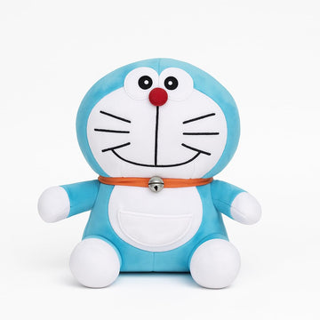 Kukkus soft Doraemon Soft Plus ,Cartoon Character Blue and White (30 cm)