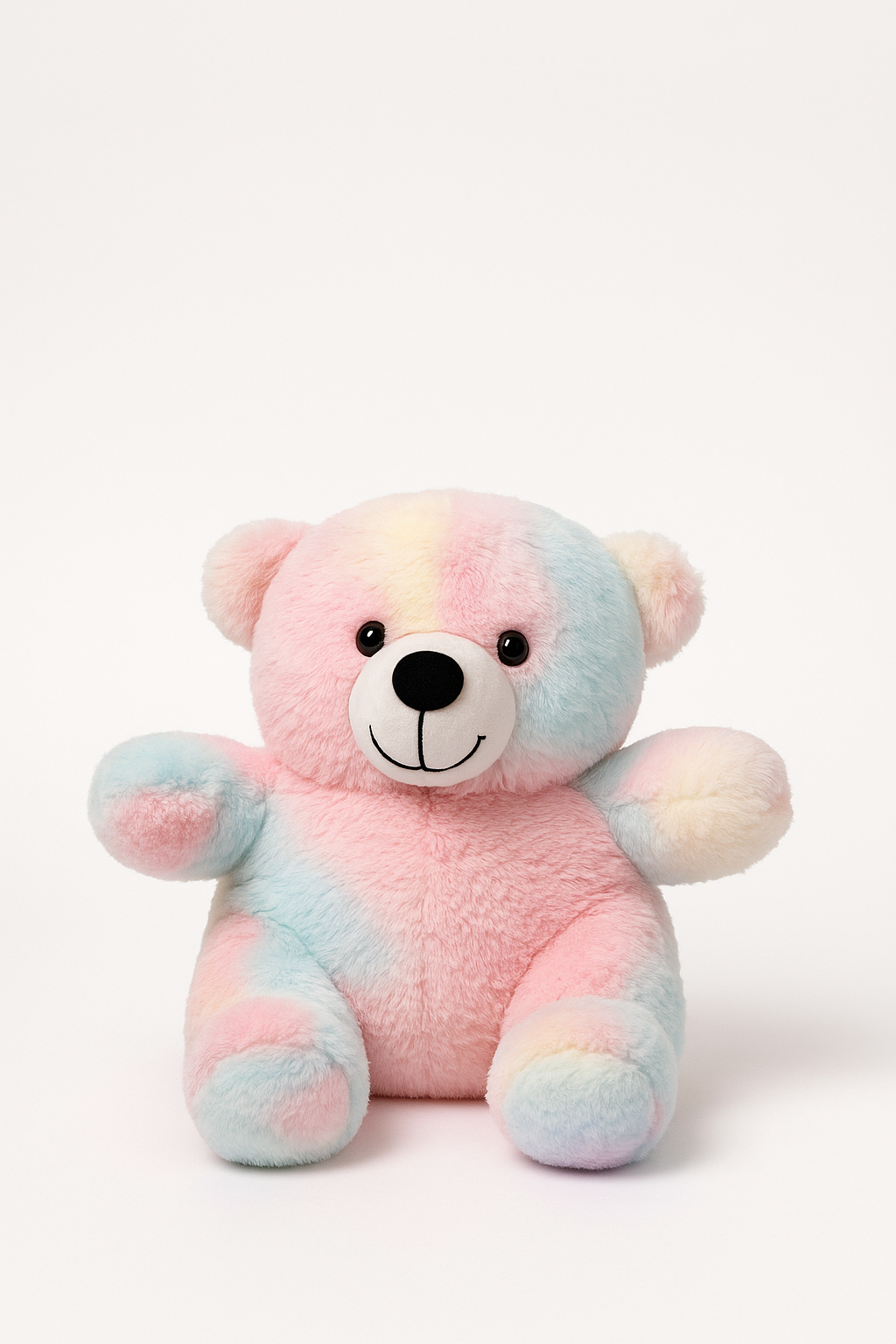 Kukkus Soft Rainbow Teddy Bear, Soft Pastel Colours, Kids Room Decor (30 CM)